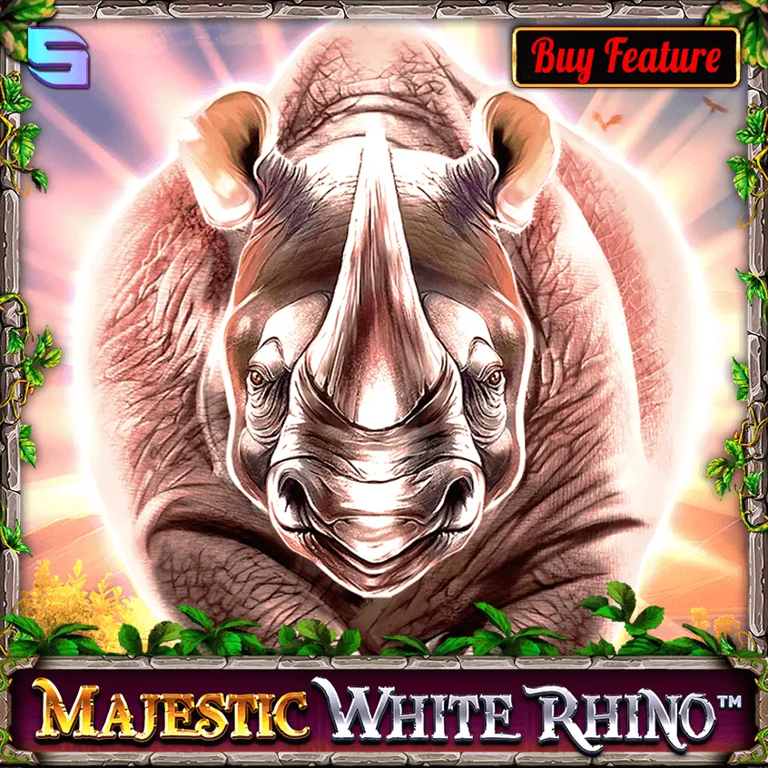 Majestic White Rhino — новий слот із дикою природою